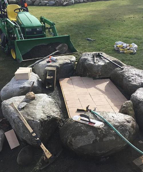 Fire Pit in Wilsons Farm in Bonney Lake 